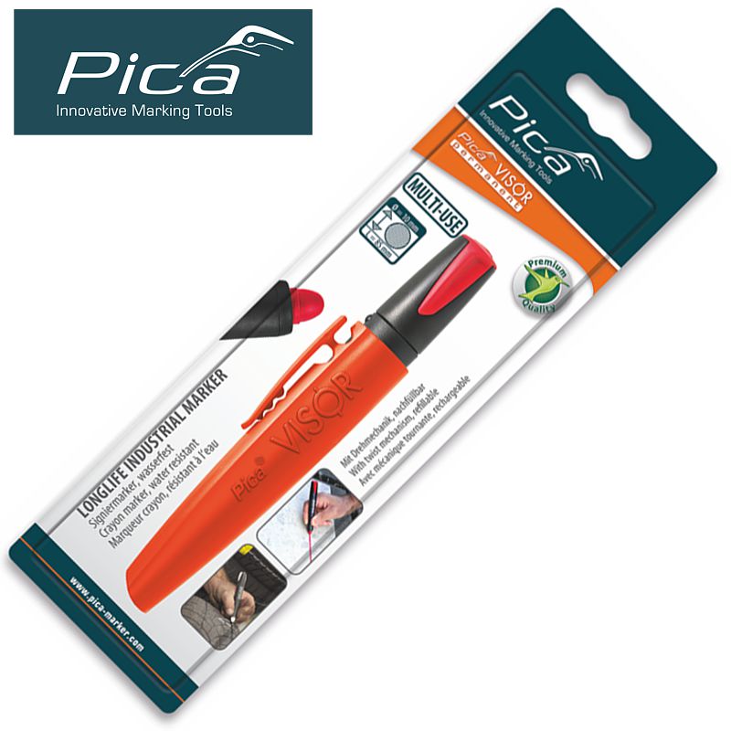PICA VISOR PERMANENT MARKER 10MM TIP IN BLISTER