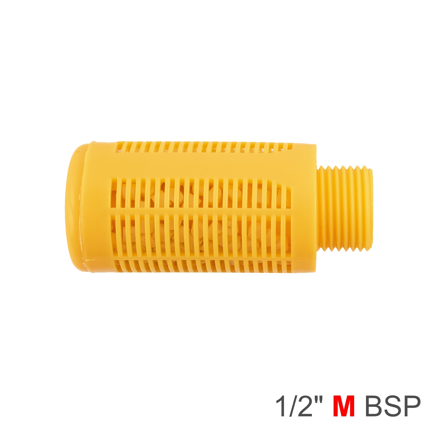 PLASTIC BREATHER SILENCER 1/2' M