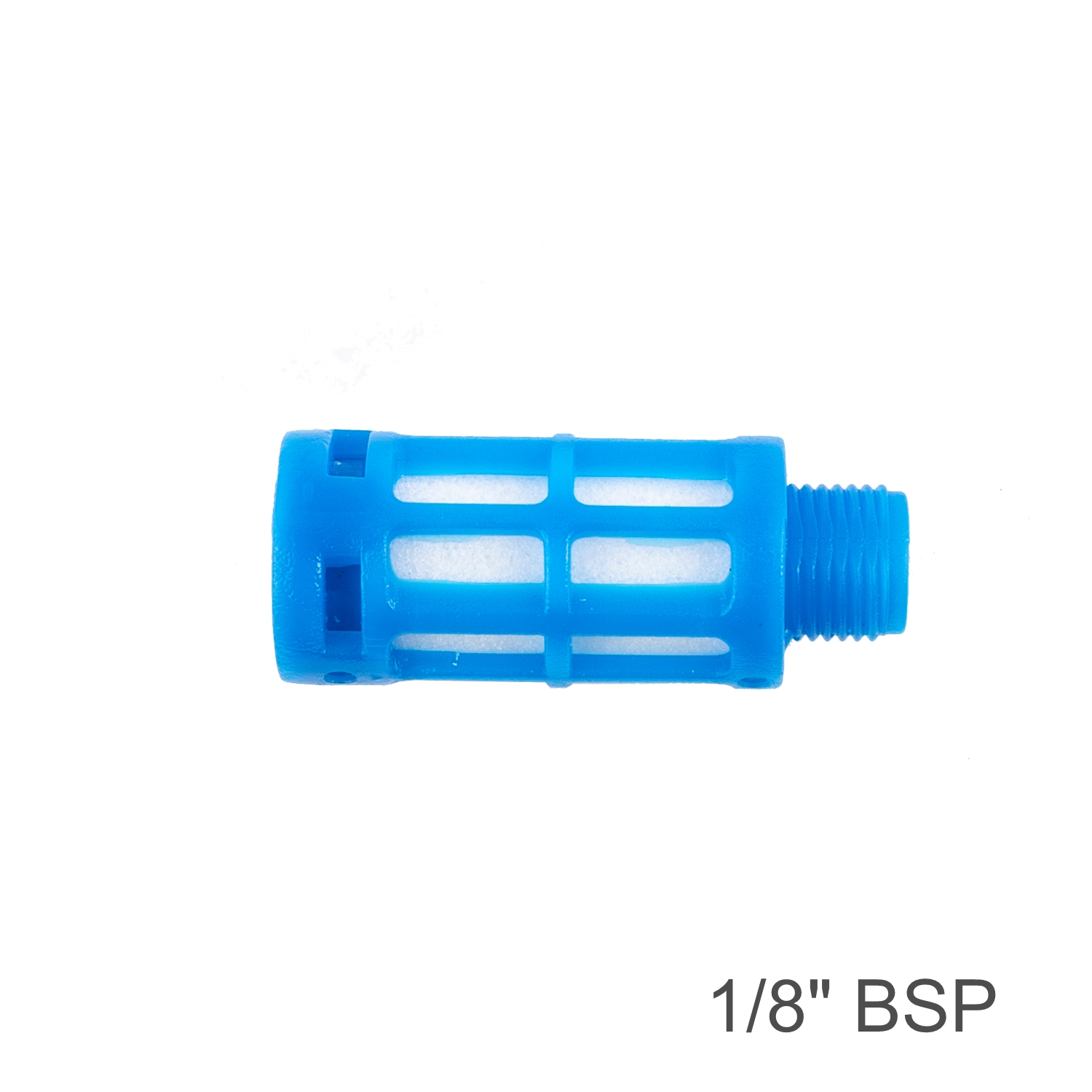 PLASTIC BREATHER SILENCER 1/8' M