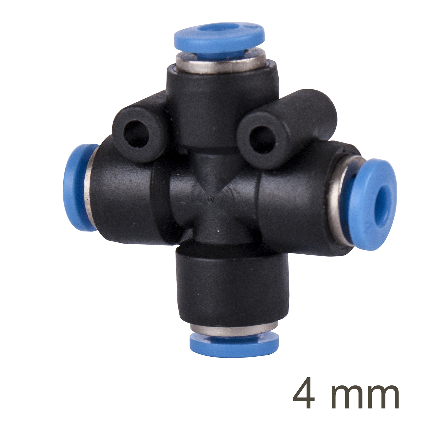 PU HOSE FITTING 4 WAY CONNECTOR