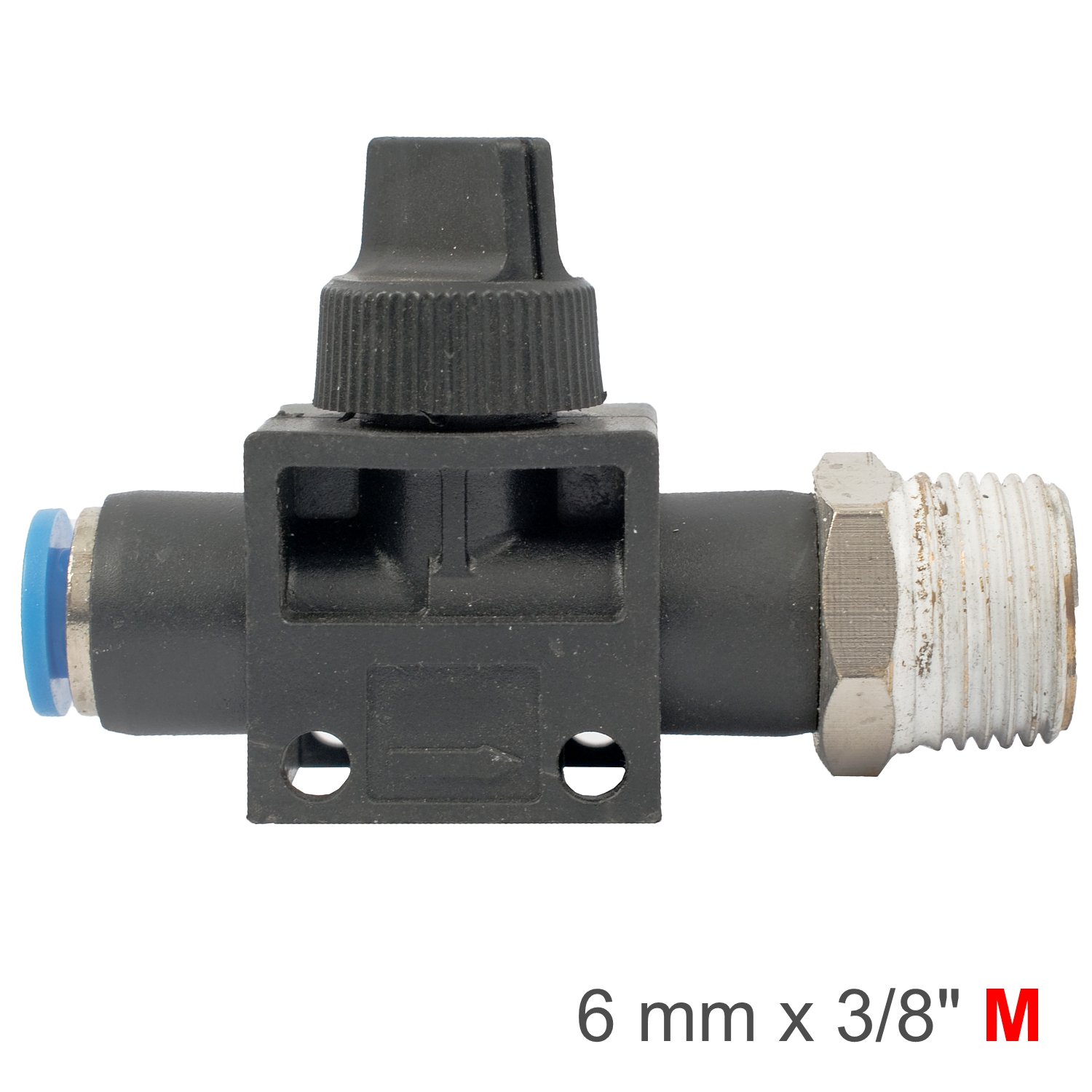 PU HOSE FITTING VALVE X 3/8'M