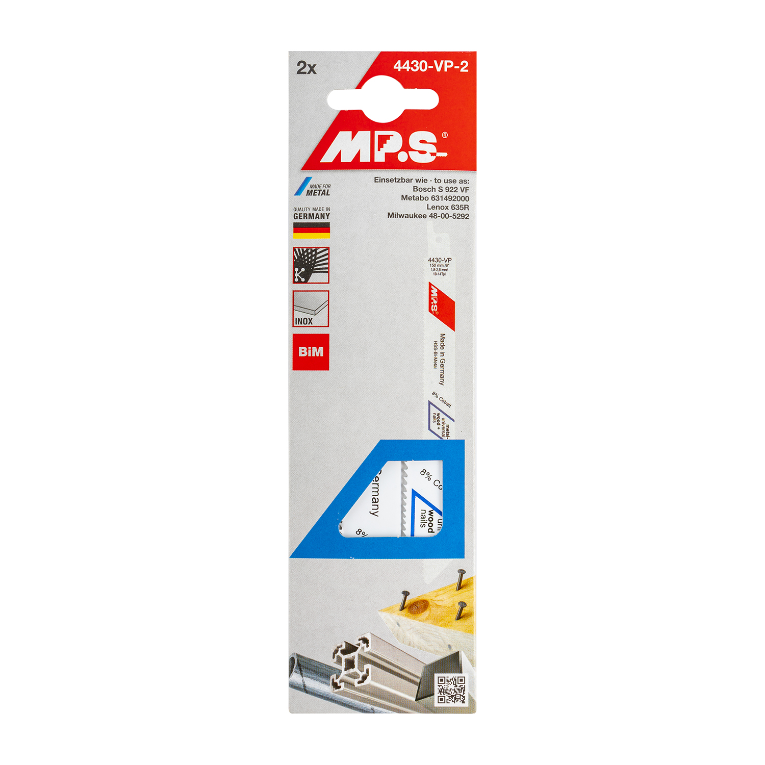 SABRE SAW BLADE 14/10 TPI 2/PACK