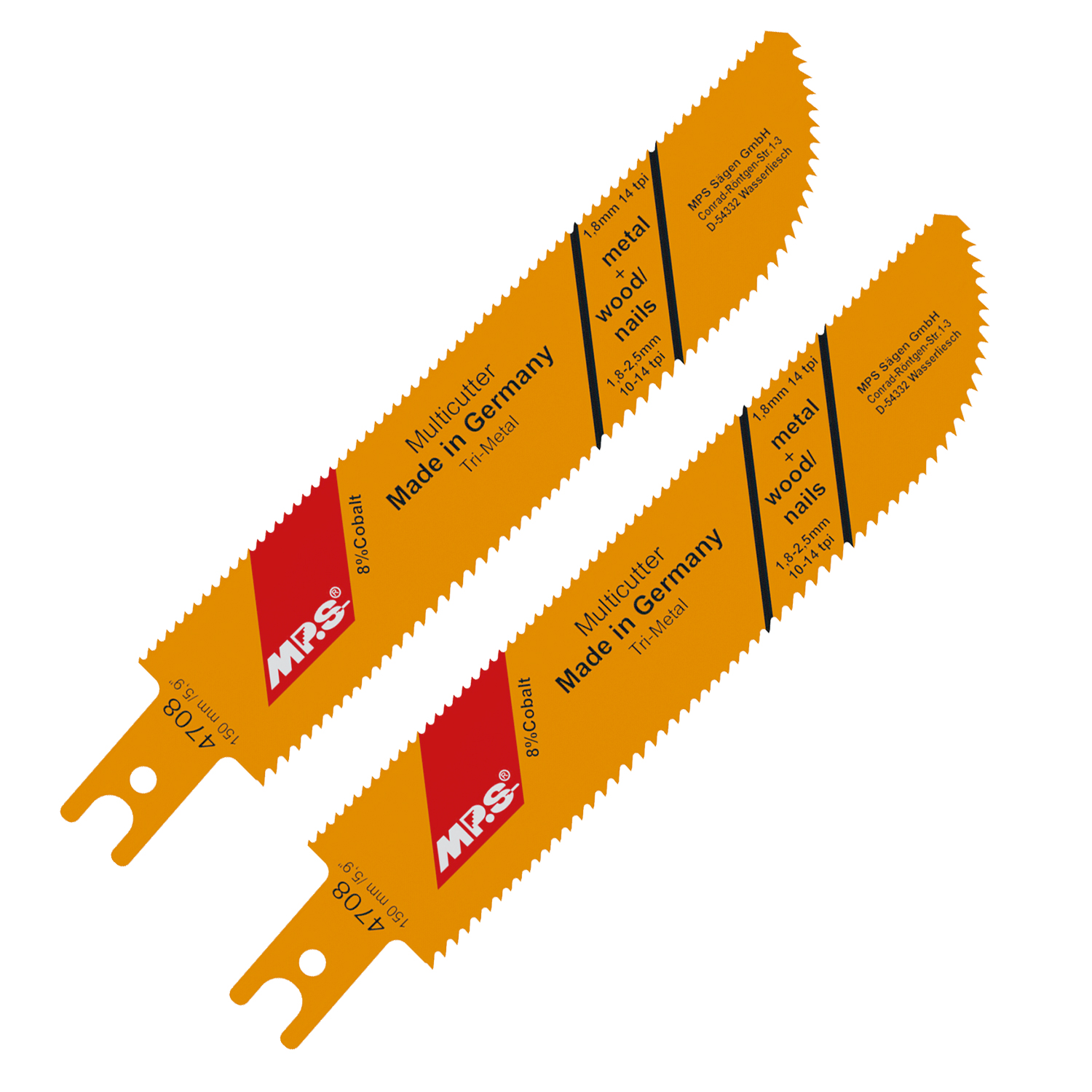 SABRE SAW METAL&WOOD MULTICUTTER U-SHANK 14TPI 2/PK