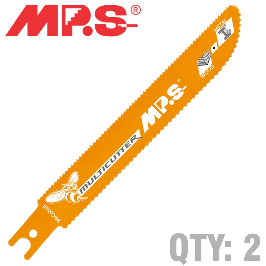 SABRE SAW METAL&WOOD MULTICUTTER U-SHANK 10&14TPI 2/PK