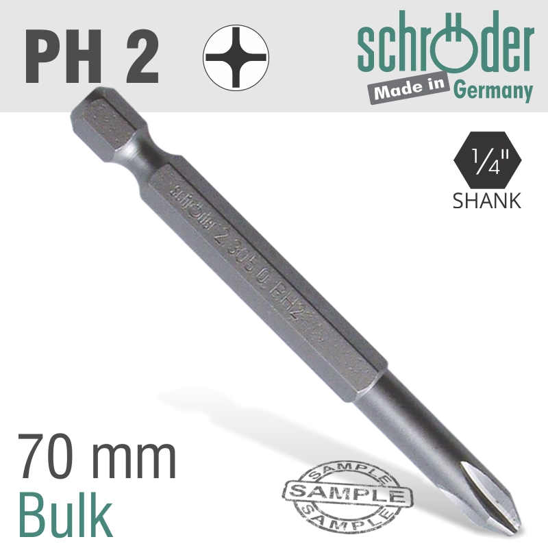Schroder Phil No Num Size Power Bit Bulk