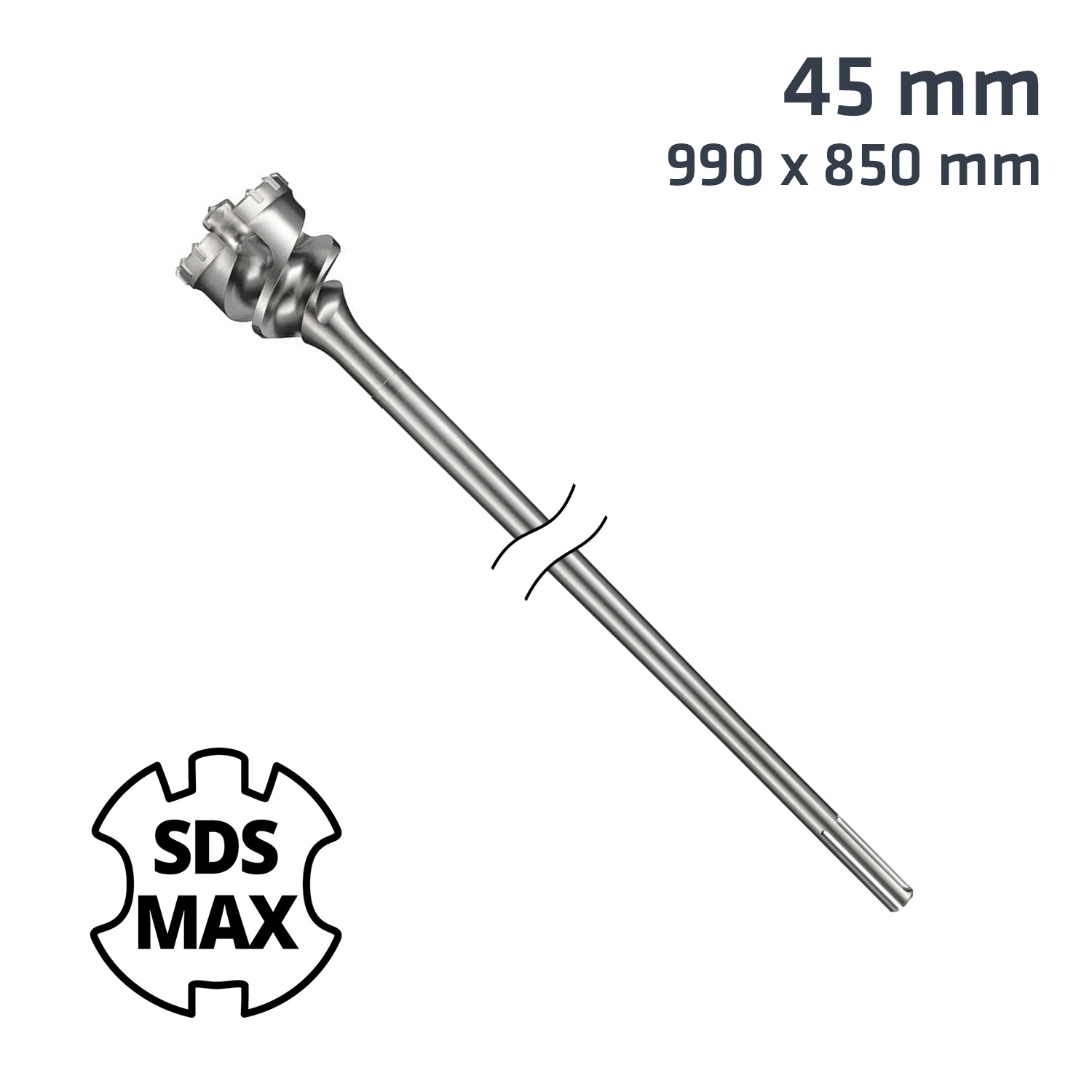 SDS MAX MILL CROWN x 990 x 850 DRILL BIT
