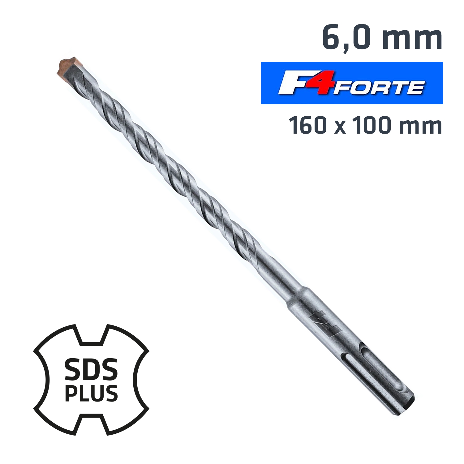 SDS PLUS DRILL HAMMER F4 BIT 160 X 100