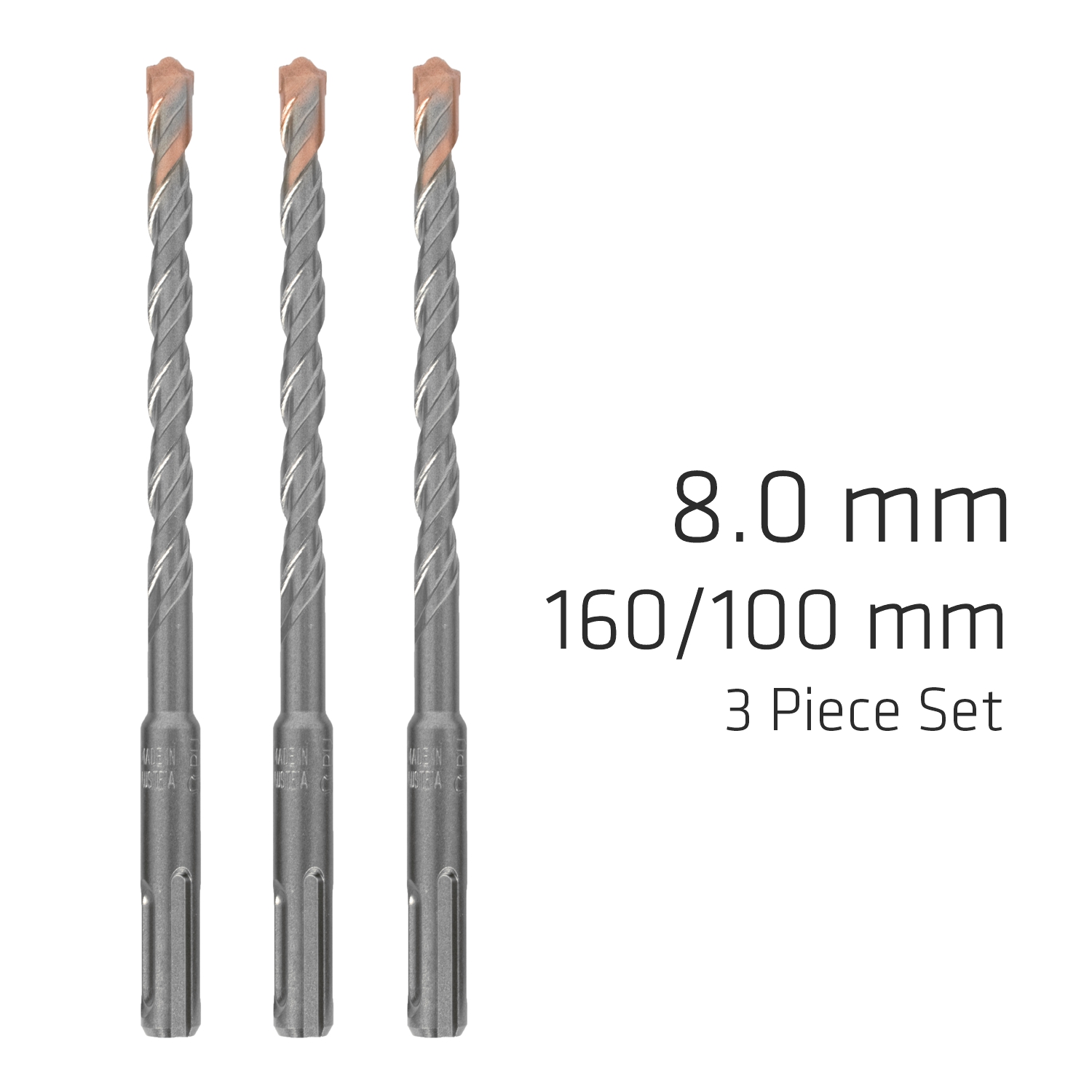 Sds Plus F4 Bit X 160 X 100 X 3 Pcs Drill Hammer