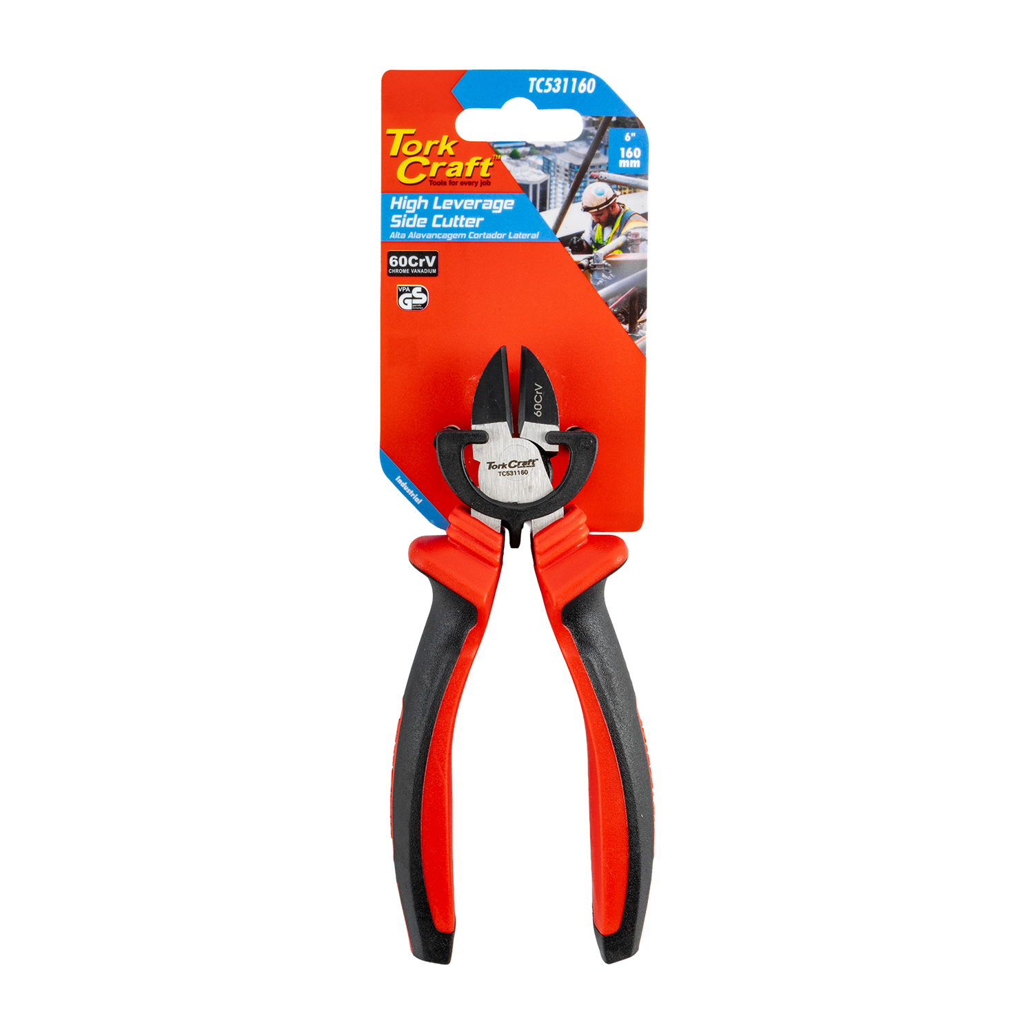 SIDE/DIAGONAL CUTTER HIGH LEVERAGE CRV INDUSRIAL