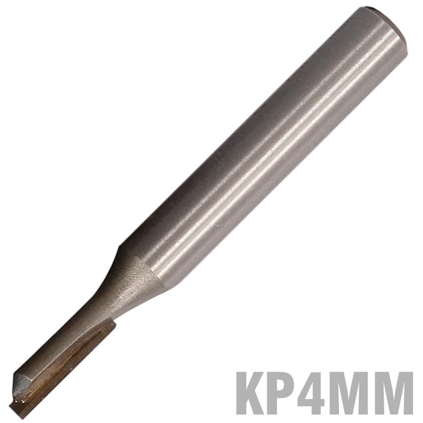 STRAIGHT BIT X SINGLE FLUTE METRIC 1/4' SHANK