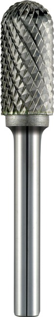 TC ROTARY BURR BALL NOSE FOR HARD METALS