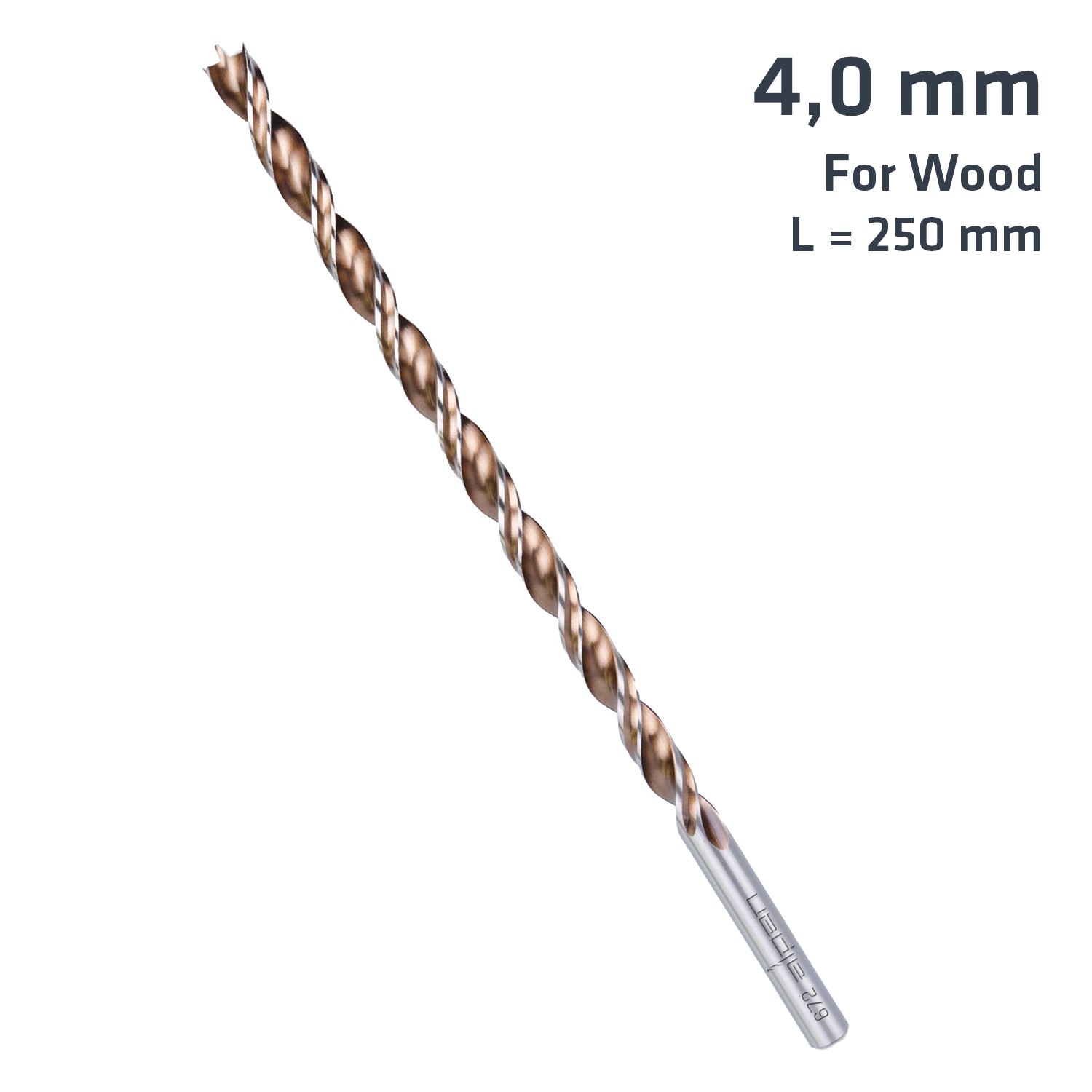 TIMBER TWIST X 250 LONG WOOD DRILL BIT SLEEVED