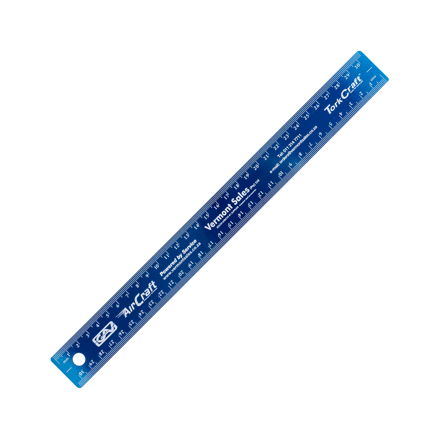 Tork Craft Size Cork Backed Stainless Steel Ruler Color