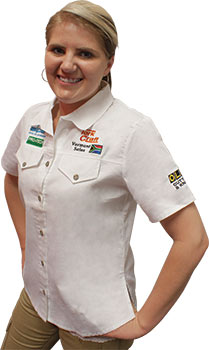 Tork Craft Vermont Ladies Cotton Shirt Color Small