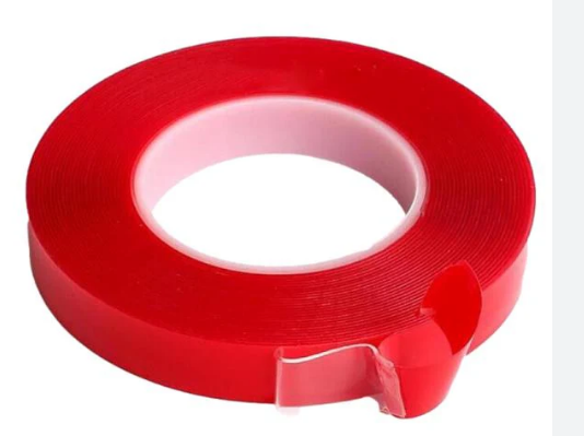 D/S PET TAPE | 24MMX25M | RED LINER