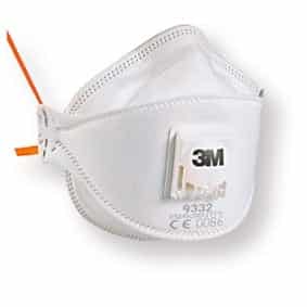 3M™ 9332 RESPIRATOR | VALVED | FOLDABLE