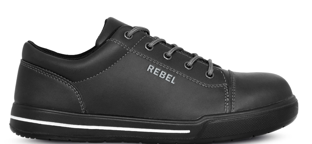 REBEL® LO-TOP SHOE | BLACK | SIZE 9