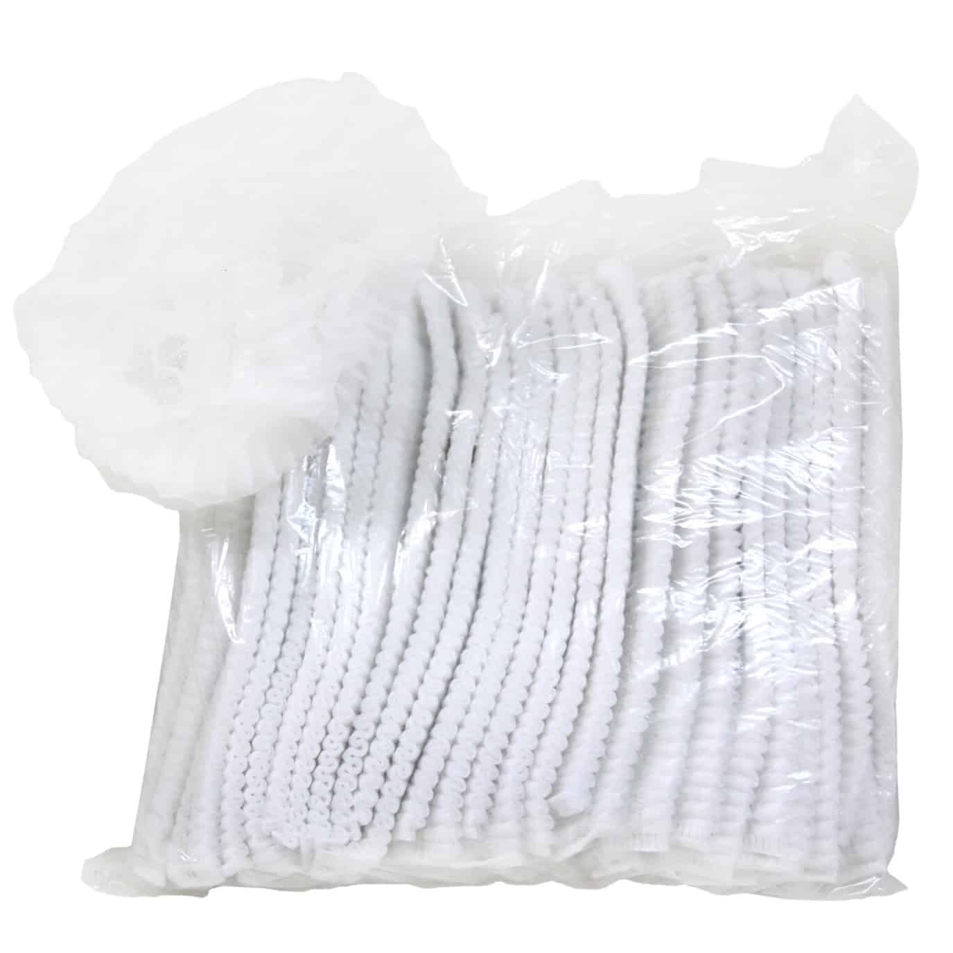 DISPOSABLE MOP CAPS | WHITE