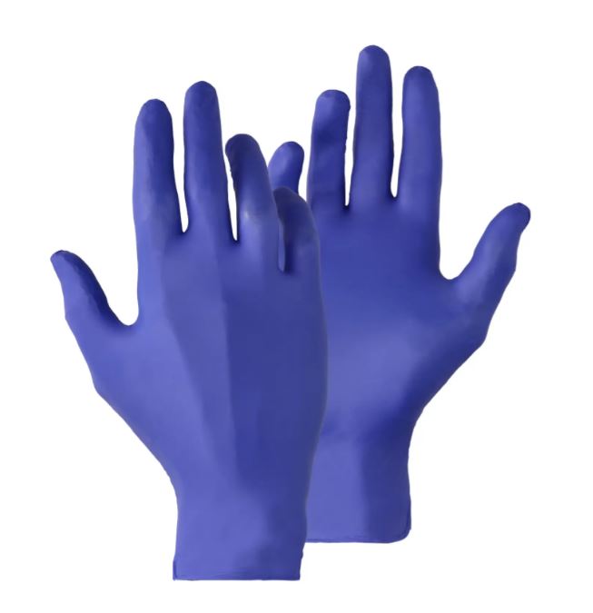 TRU TOUCH NITRILE P/F GLOVES | BLUE