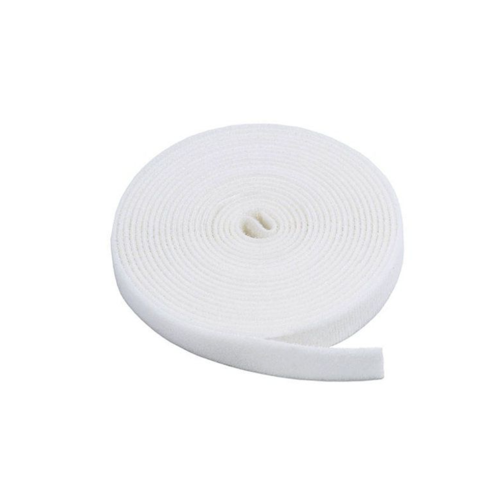 WHITE LOOP | WITH ADHESIVE | 25MM