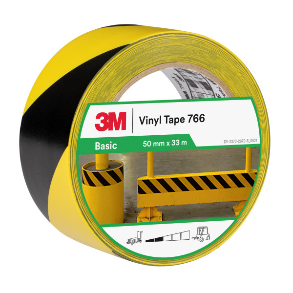 3M™ FLOORMARKING TAPE | BLACK & YELLOW | 48MM