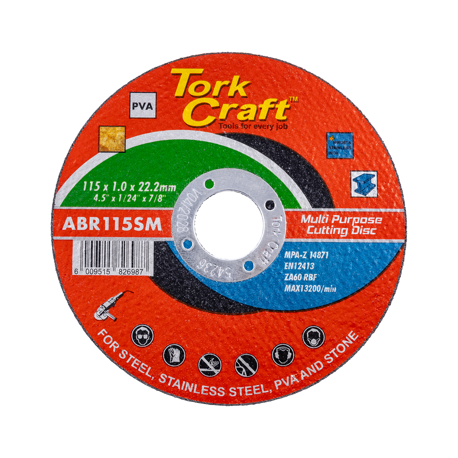 Cutting Disc Multi Purpose X 22.2mm For Steel Ss Pva Stone