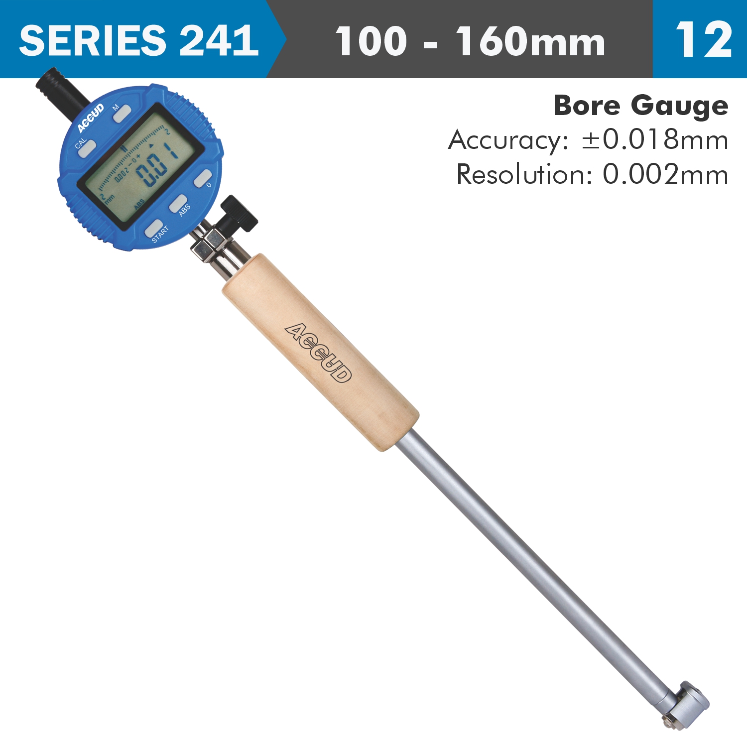 Dig. Bore Gauge Acc. 0.001mm Grad.