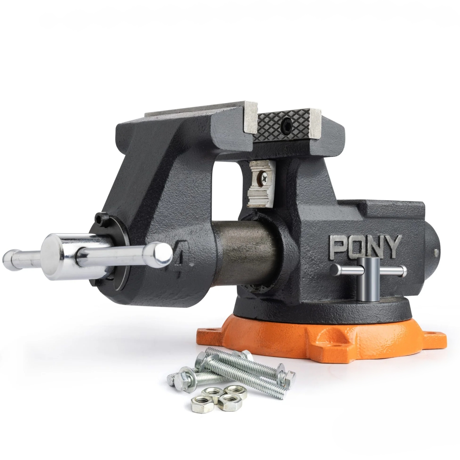Pony Pro Heavy-Duty Swivel Base Bench Vise