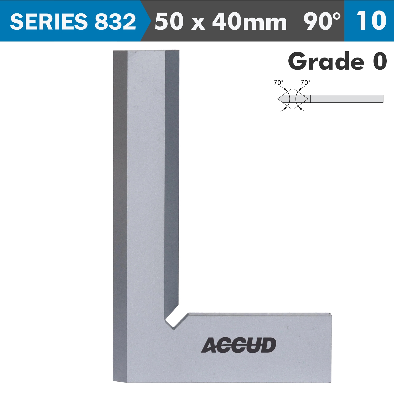 Beveled Edge Square 90 Deg. Grade