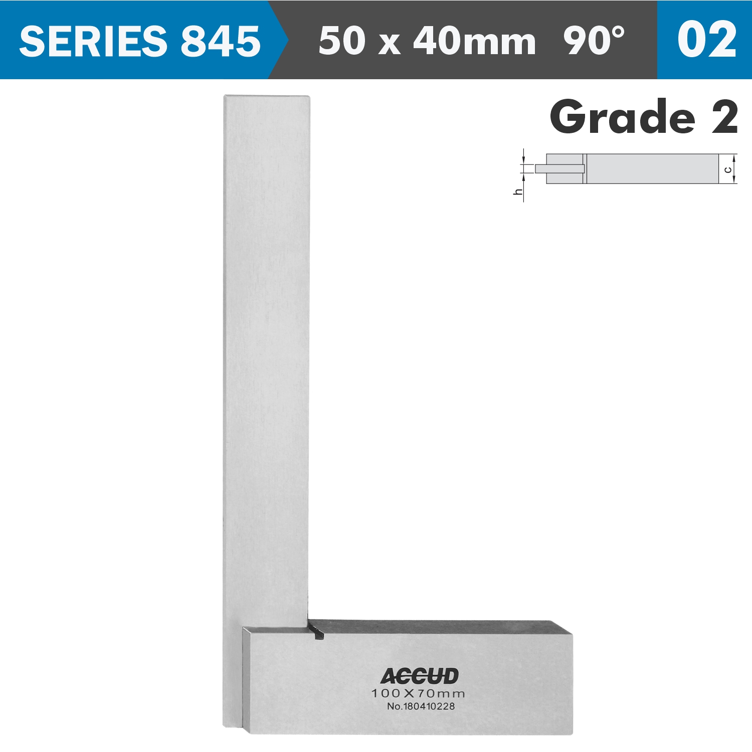 Machinist Square Wide Base Grade 2 Din875