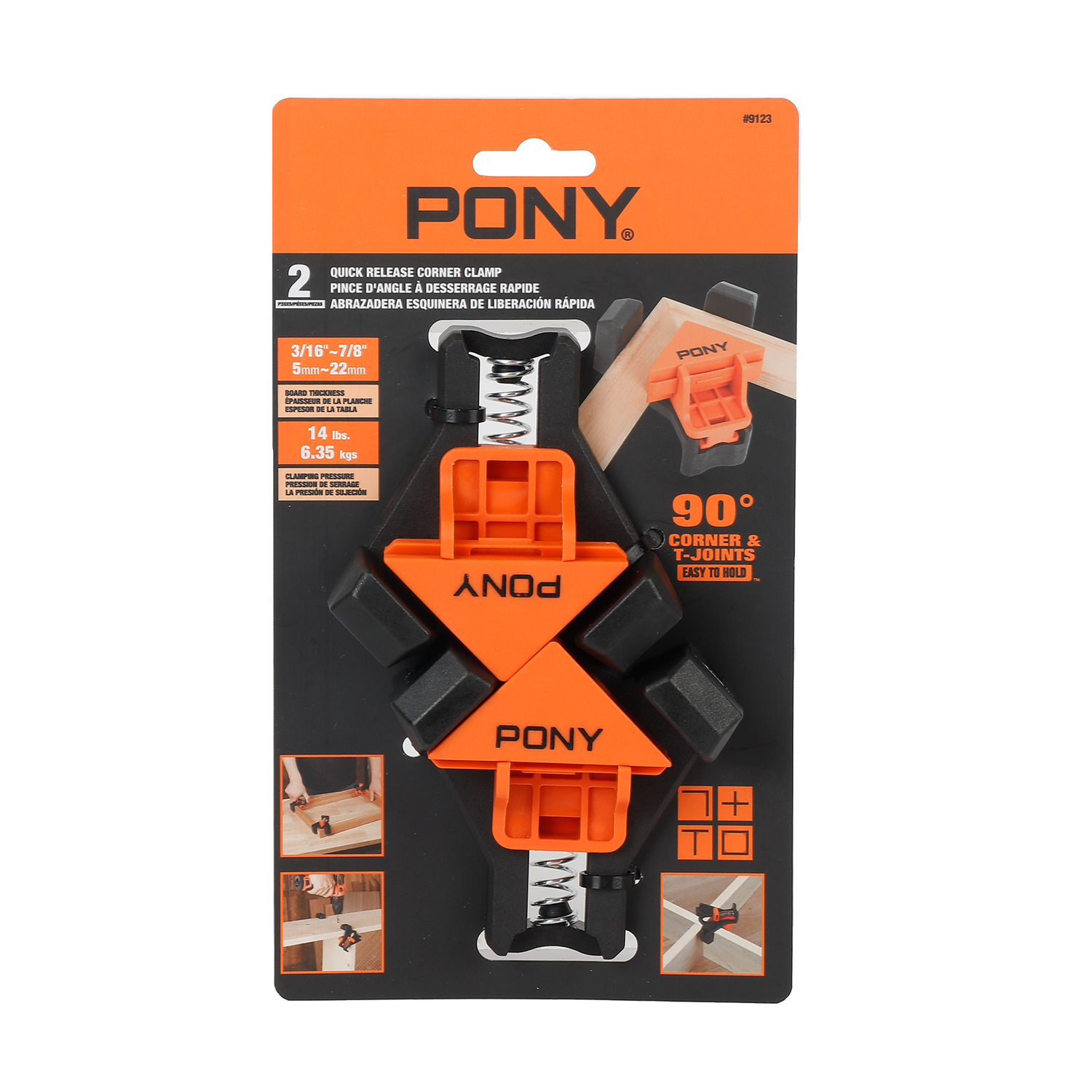 Pony Quick-Release Corner Clamp