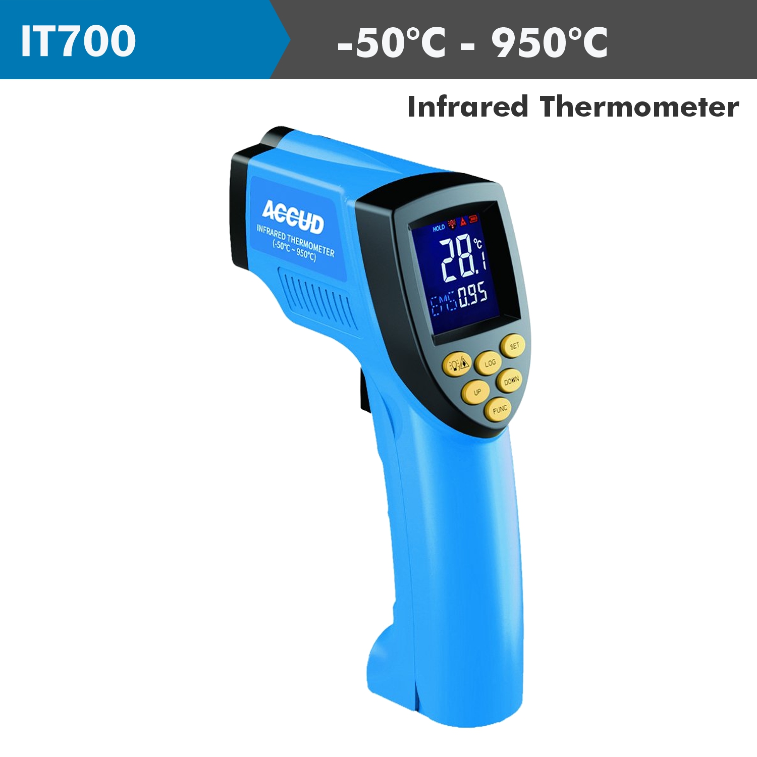 Infrared Thermometer -50deg. - 700deg. 1