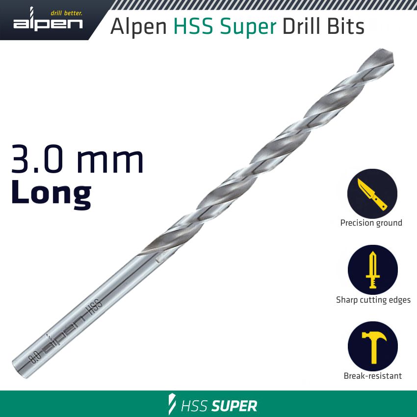 Hss Super Drill Bit Long X Pouch