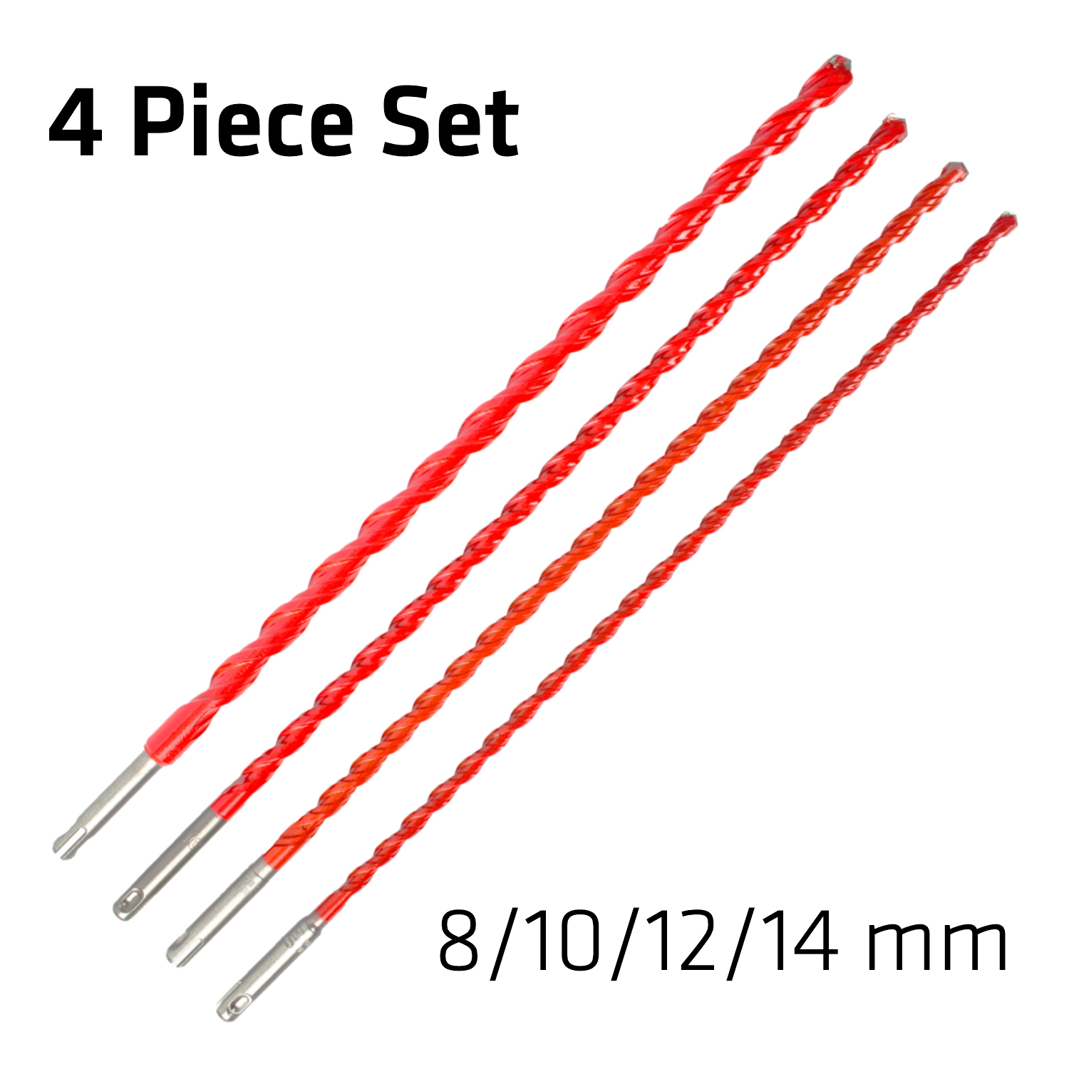 Cassette Profi Multicut 4-pcs. 8.0i 10.0i 12.0i 14.0x 450 With Hammer-