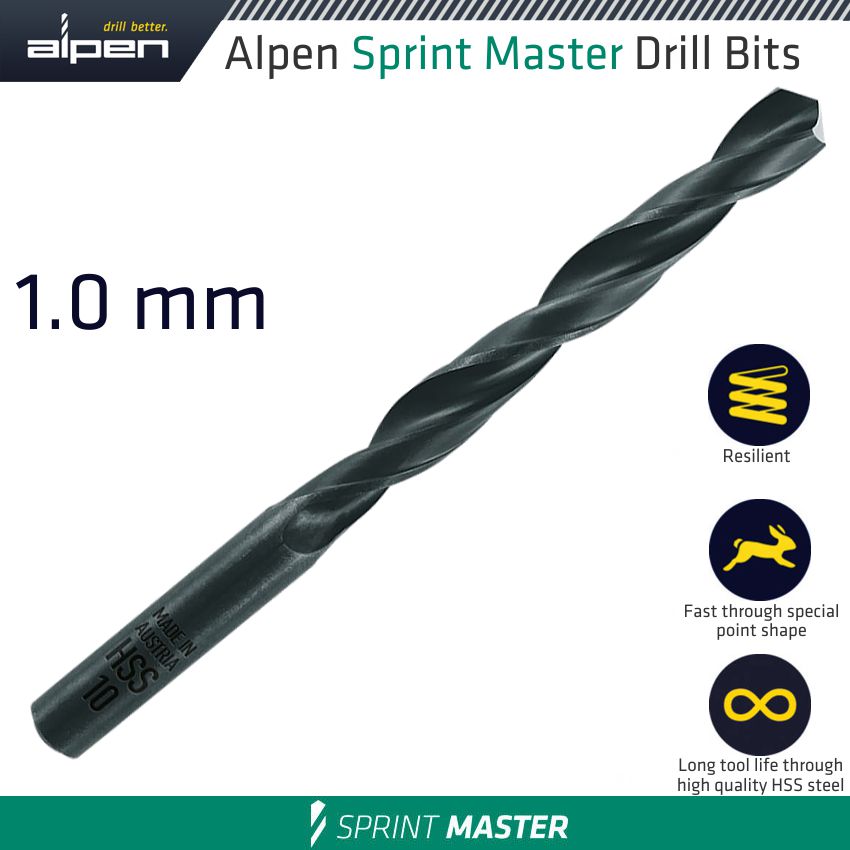 Hss Sprint Master Sleeved Alpen Drill Bit