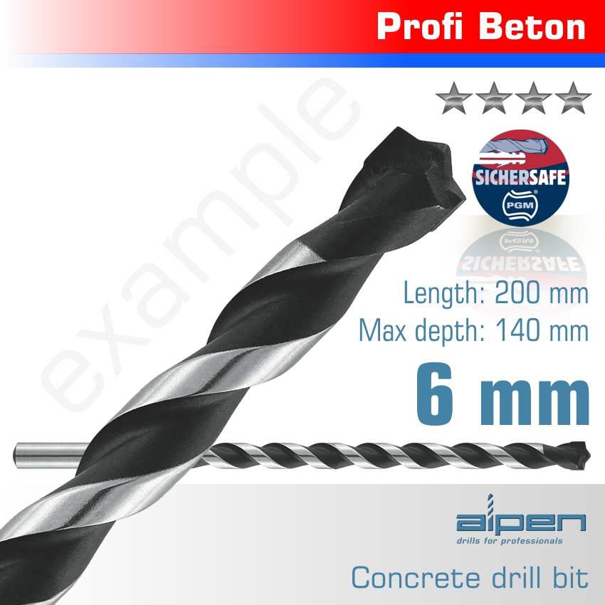 Concrete X 200mm Profi Beton Drill Bit Masonry