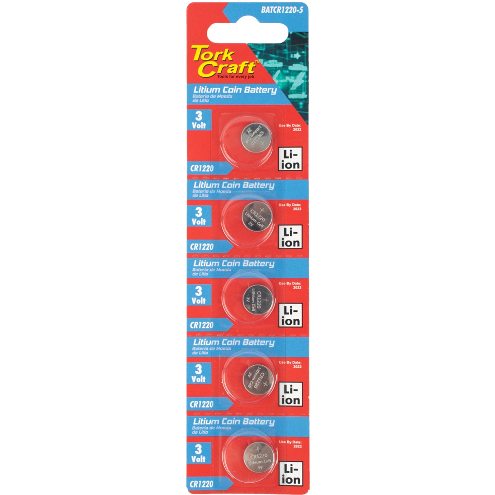 Battery Coin 3v Lithium X5 Pack (Moq 20)
