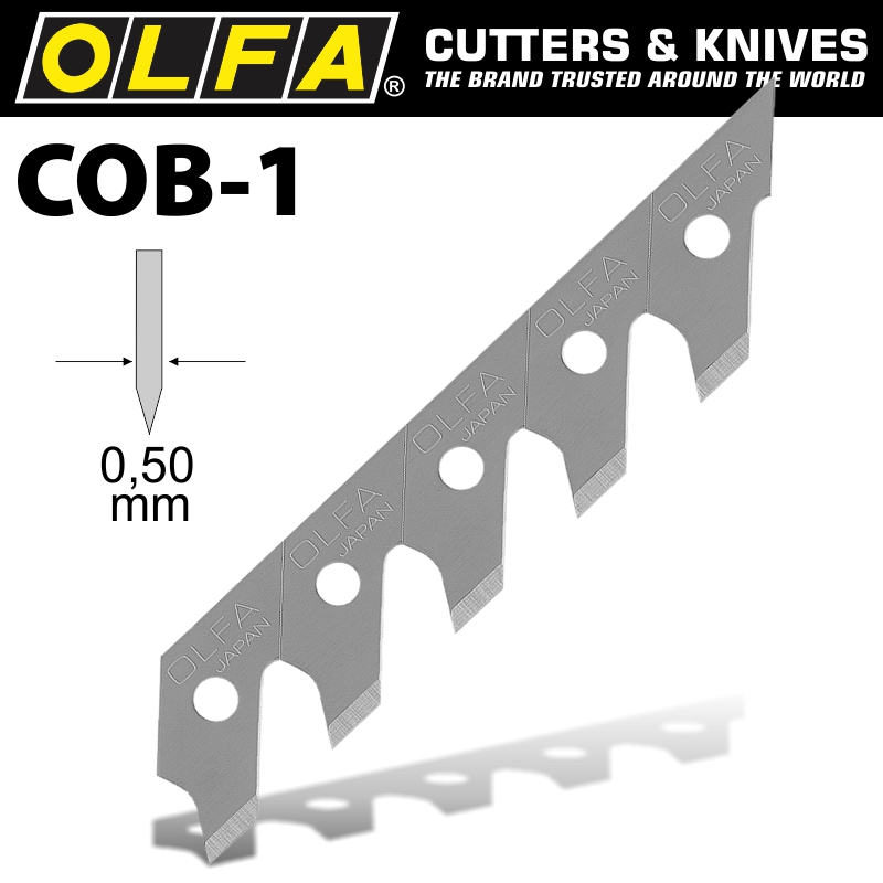 Olfa Blades Cob-1 3/pack 5mm