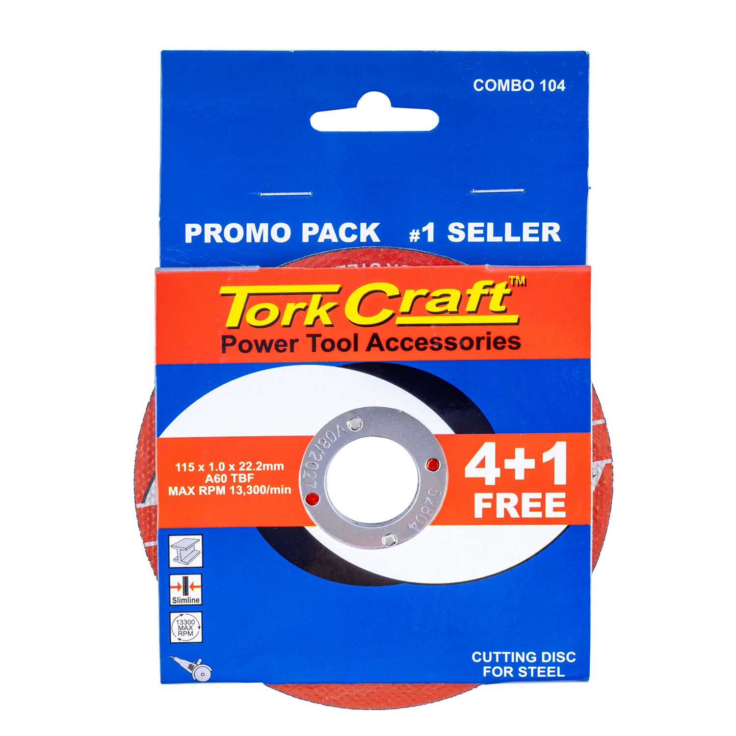 Free Cutting Disc Steel 115 X 1.0 22.2mm