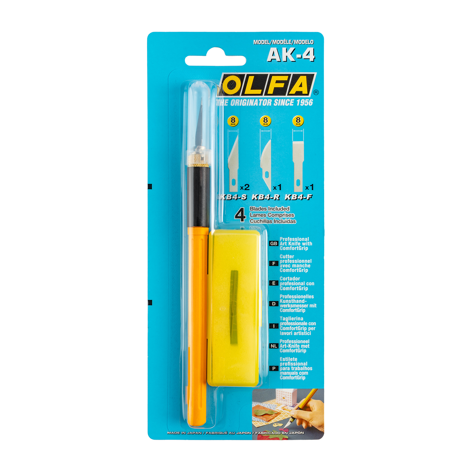 Olfa Art Knife Professional Includes 4 Assorted Blades