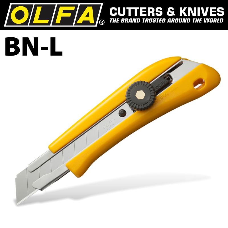 Olfa Cutter Model Bn-l Screw Lock Snap Off Knife 18mm
