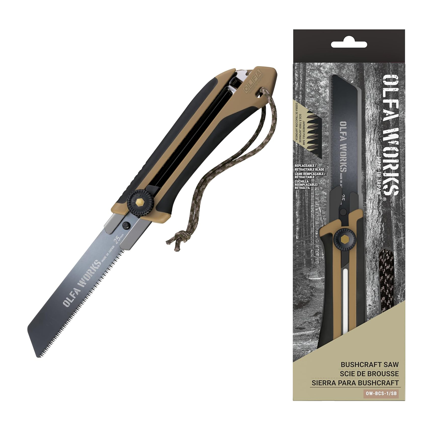 Olfa Bushcraft Saw Sand Colour