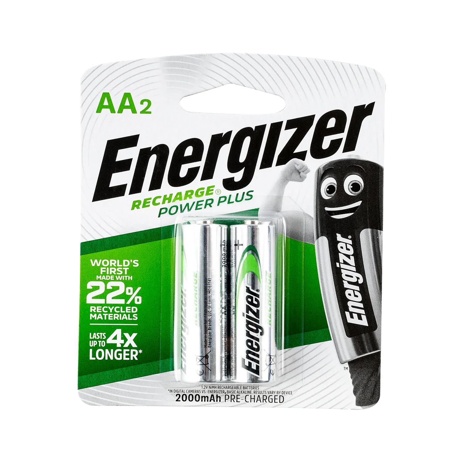Recharge Battery 2000mah (Moq6) Energizer