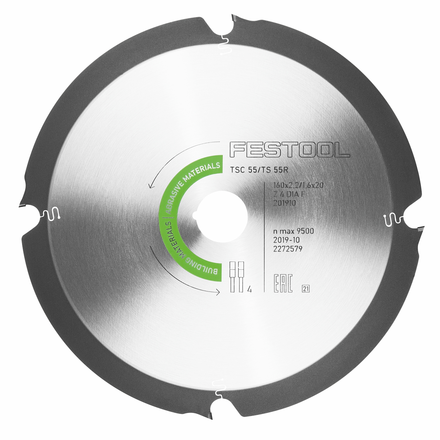 Festool DIA 160x2,2x20 F4 Diamond Circular Saw Blade 160mm x 20mm 4T