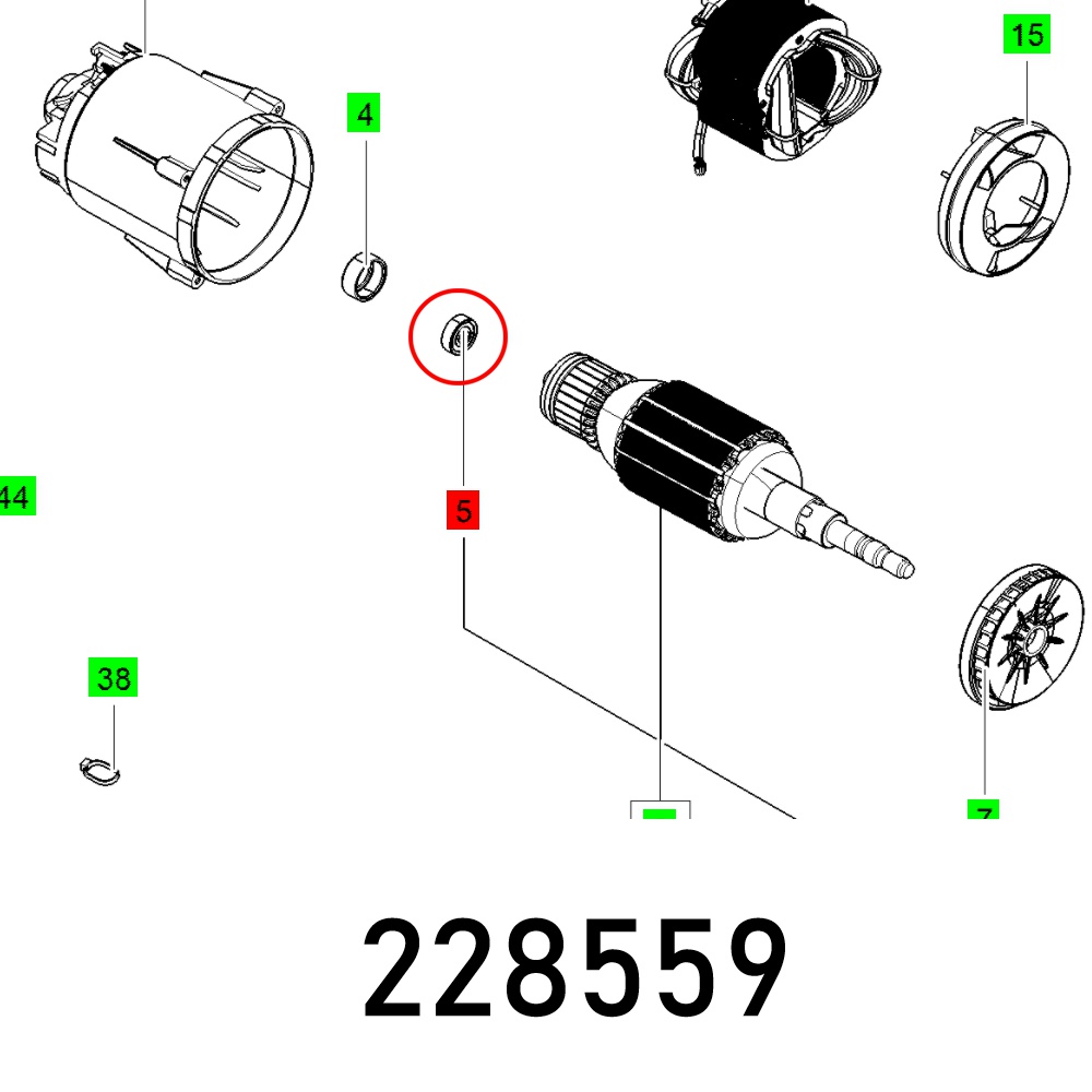 Ball Bearing 2z C3 Din 625