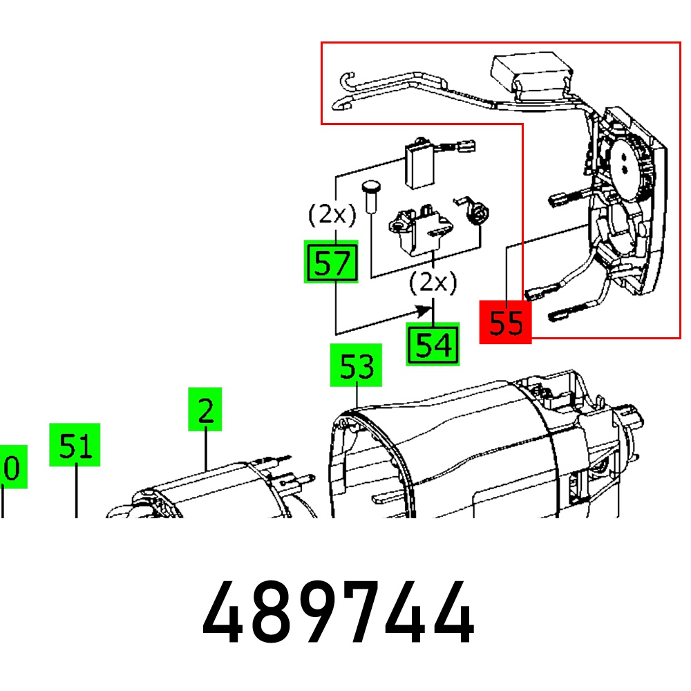 Festool Electronic Module PSB 300 E 230–240V Jigsaw Spare Part – 489744