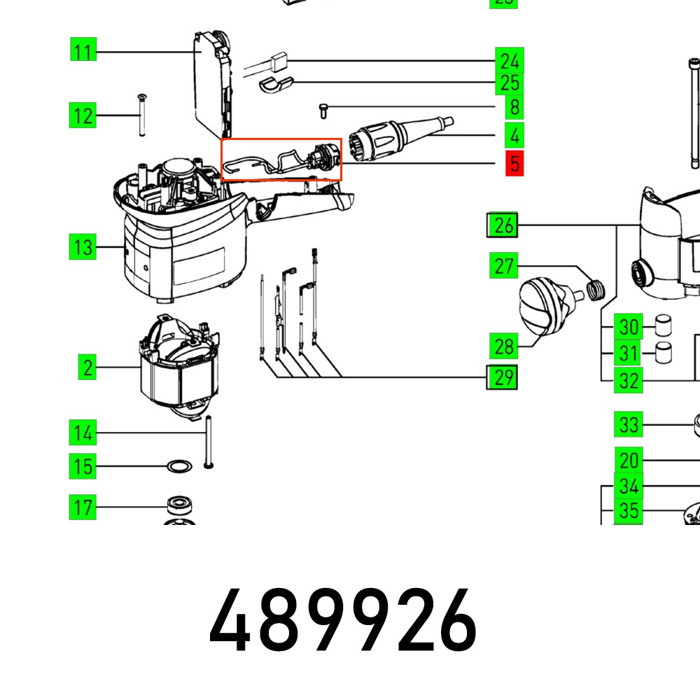 Festool Socket Housing OF 1010 EBQ Router / Mixer Spare Part