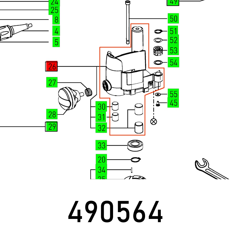 Festool Bearing Cover OF 1010 Router Spare Part