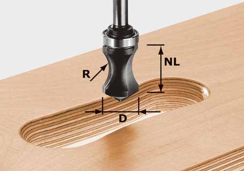 Festool HW S8 R16/NL32 Hand Rail Cutter for Recessed Grip Openings