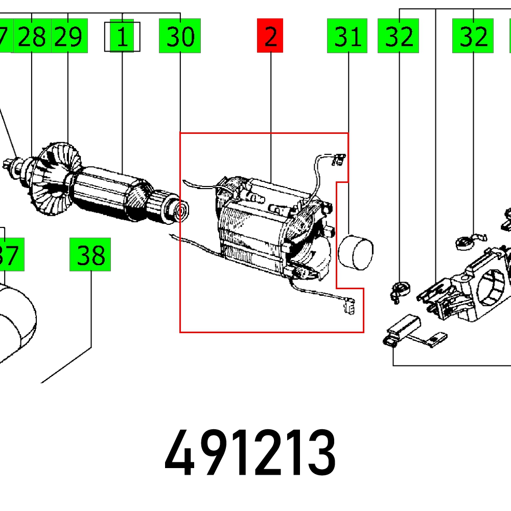 Stator Ready To Bs E 230v Et-Bg